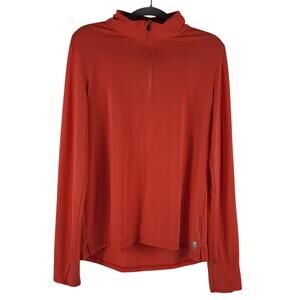 Carhartt Women Athletic Hiking Walking Working Out Long Sleeve 1/4 Zip Top M